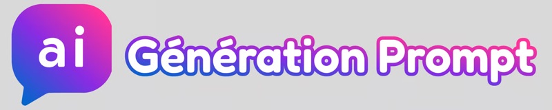 Logo Génération Prompt : une bulle de dialogue « ai » en dégradé